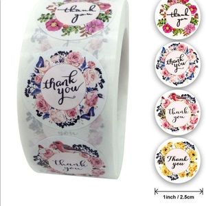 Thank you stickers